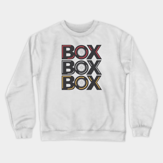 box box box Crewneck Sweatshirt by stayfrostybro